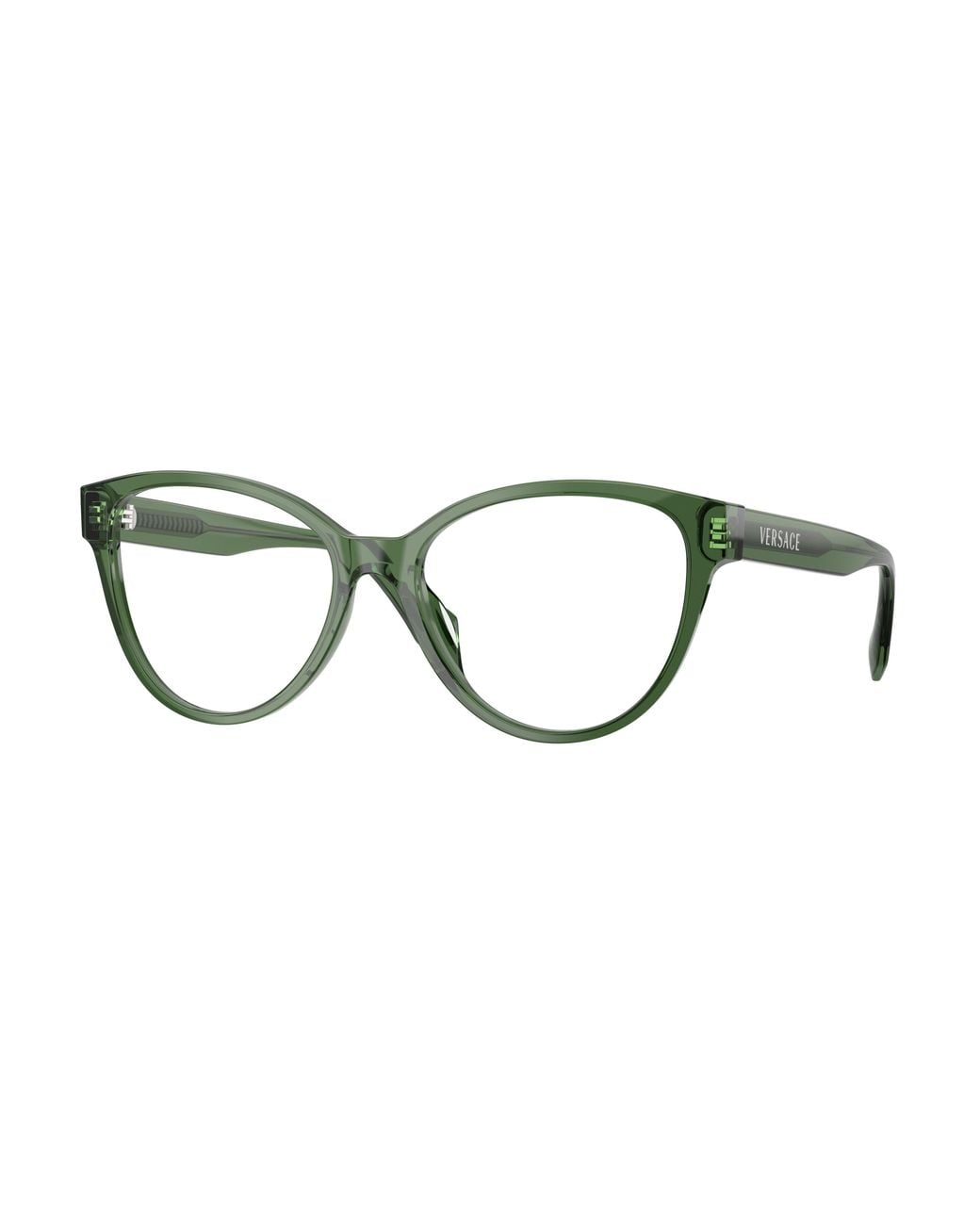 Versace Black Ve3399U 5144 Optical Frames Acetate Transparent Cat Eye Normal