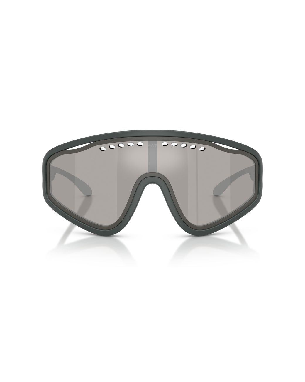 Moncler Black Q74005 65036G Sunglasses Injected Geometric Mirror for men