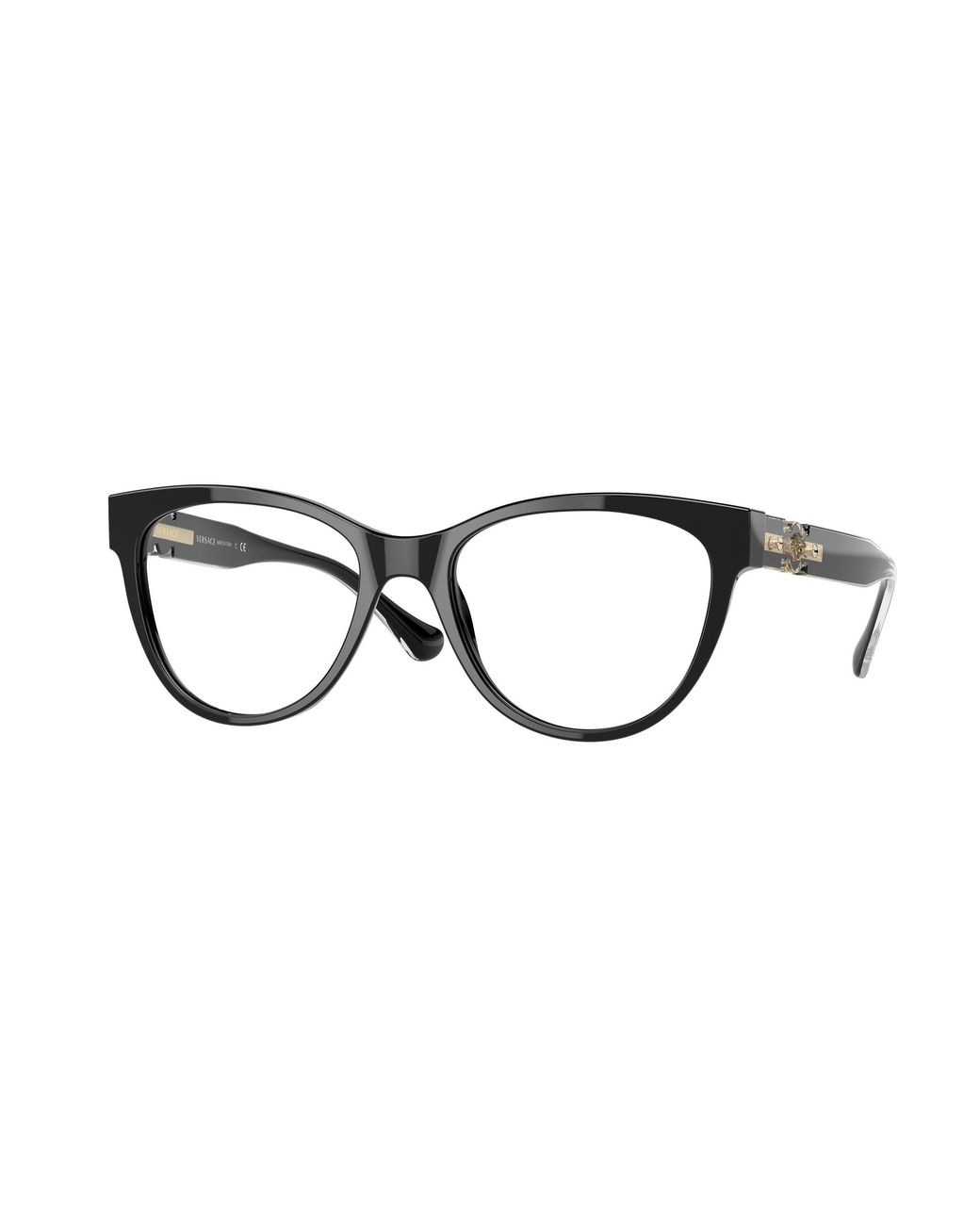Versace Black Ve3304 Gb1 Optical Frames Acetate Cat Eye Normal