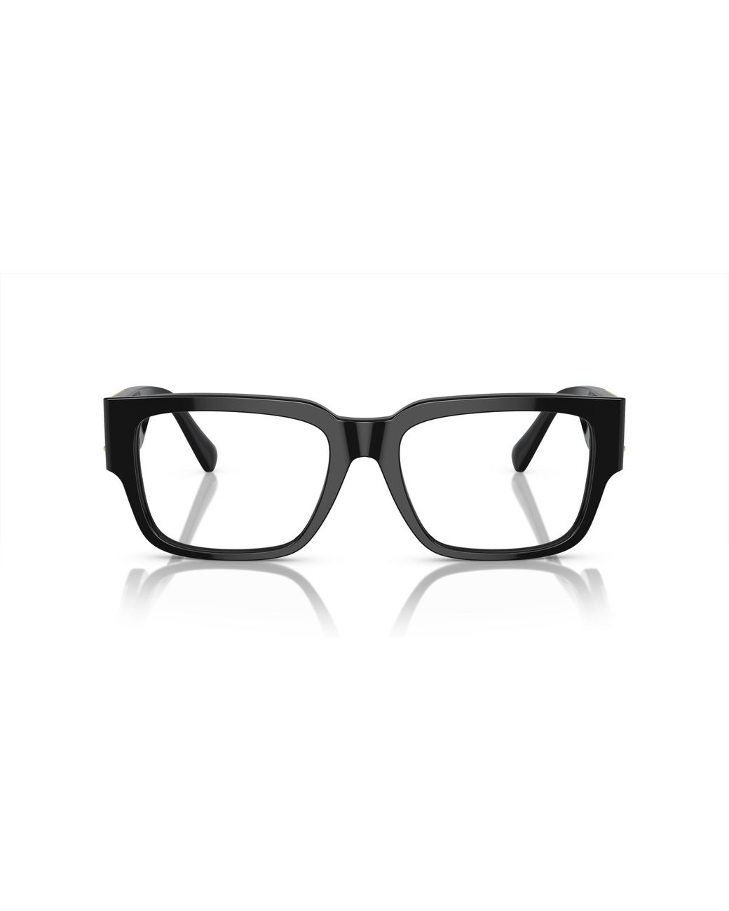 Versace Black Ve3350 Gb1 Optical Frames Acetate Transparent Squared Normal for men