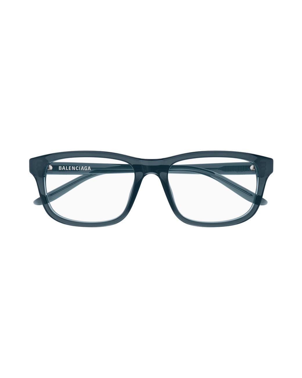 Balenciaga Black Bb0442Oa 007 Optical Frames Acetate Transparent Squared