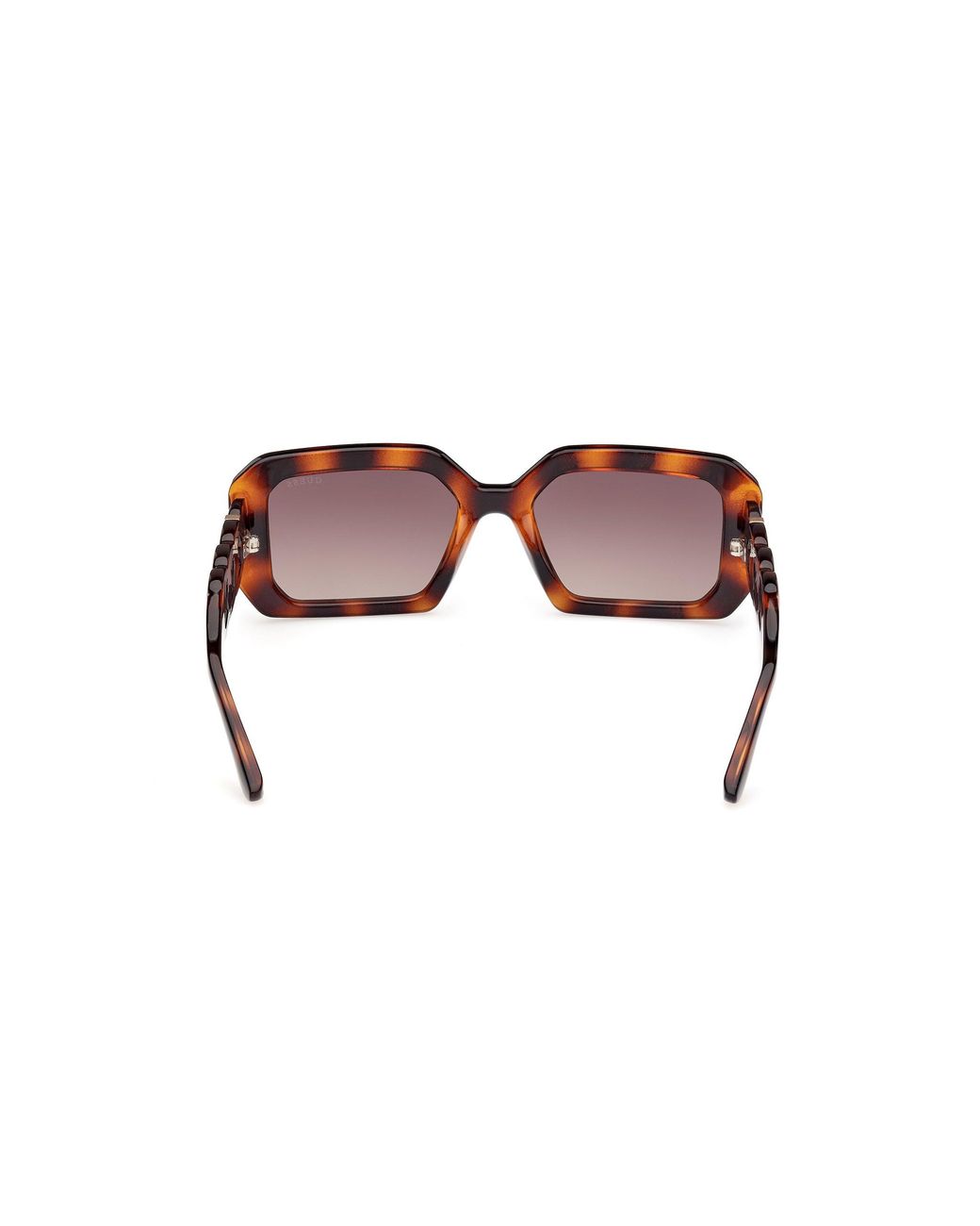 Guess Black Gu00110 52F Sunglasses Injected Geometric Normal Shaded