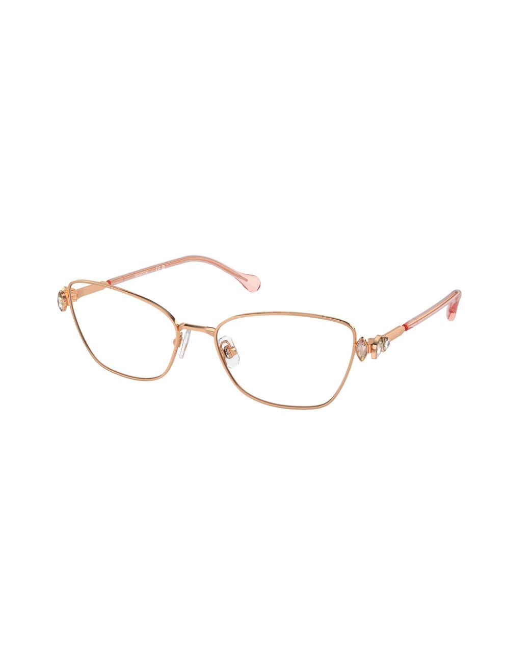 Swarovski Black Sk1006 4014 Optical Frames Metal Transparent Pillow Normal