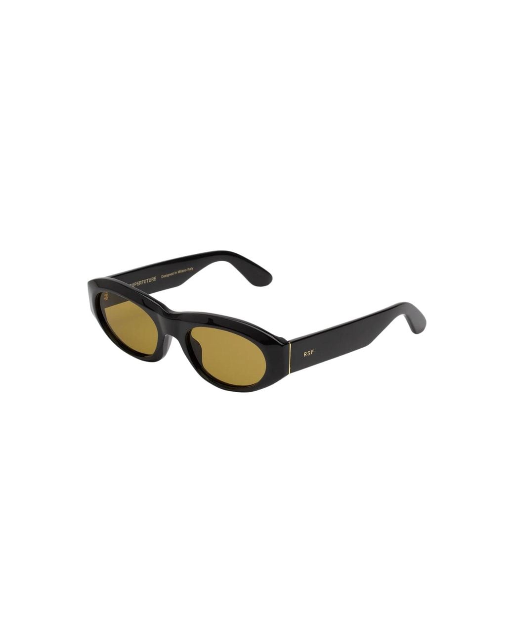 Retrosuperfuture Black Qrv Cinema Vintage Sunglasses Acetate Geometric Normal