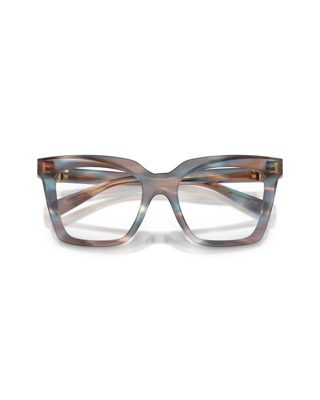 Dolce & Gabbana Black Dg3417 3448 Optical Frames Acetate Squared Normal