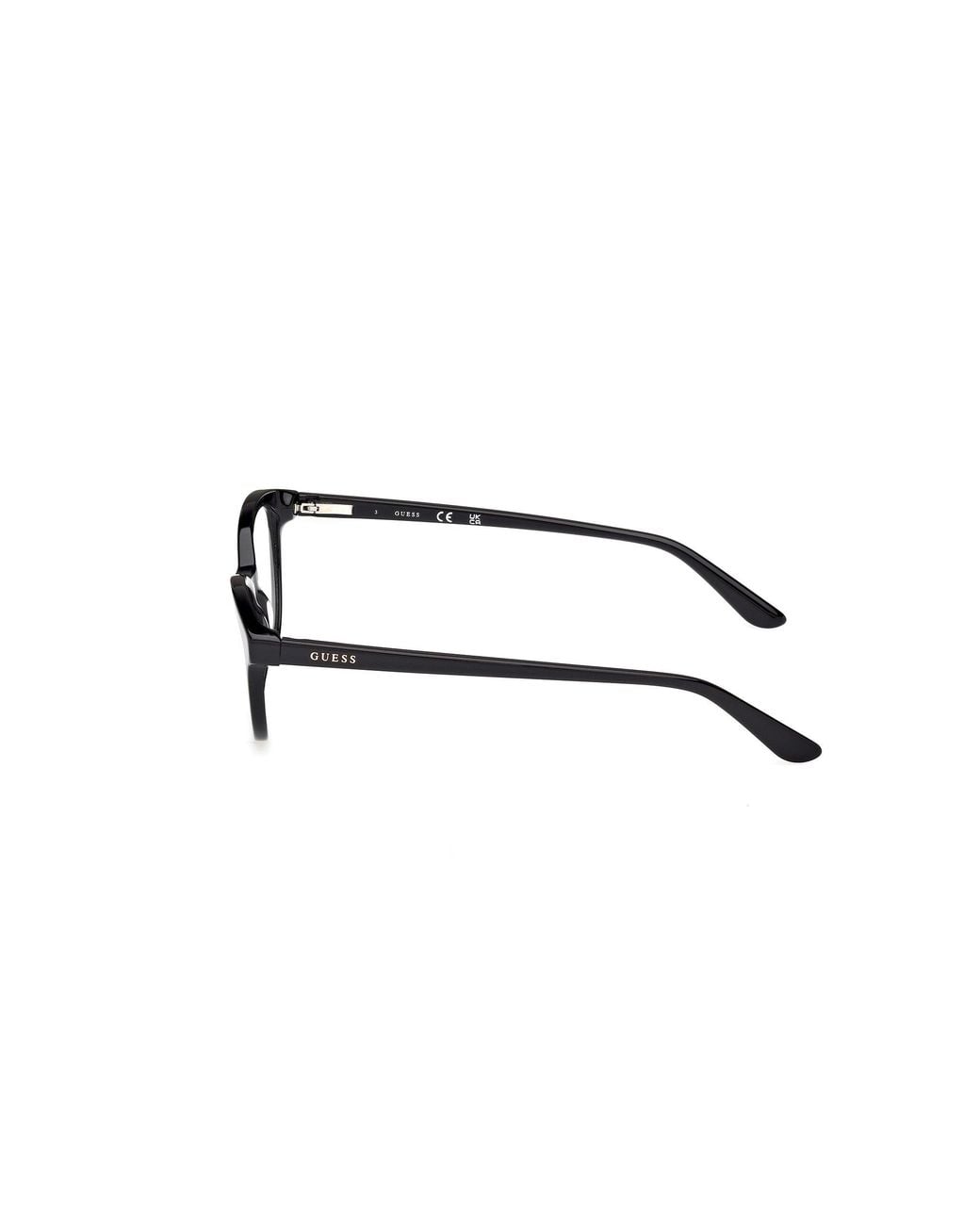Guess Black Gu50273 001 Optical Frames Acetate Cat Eye Normal