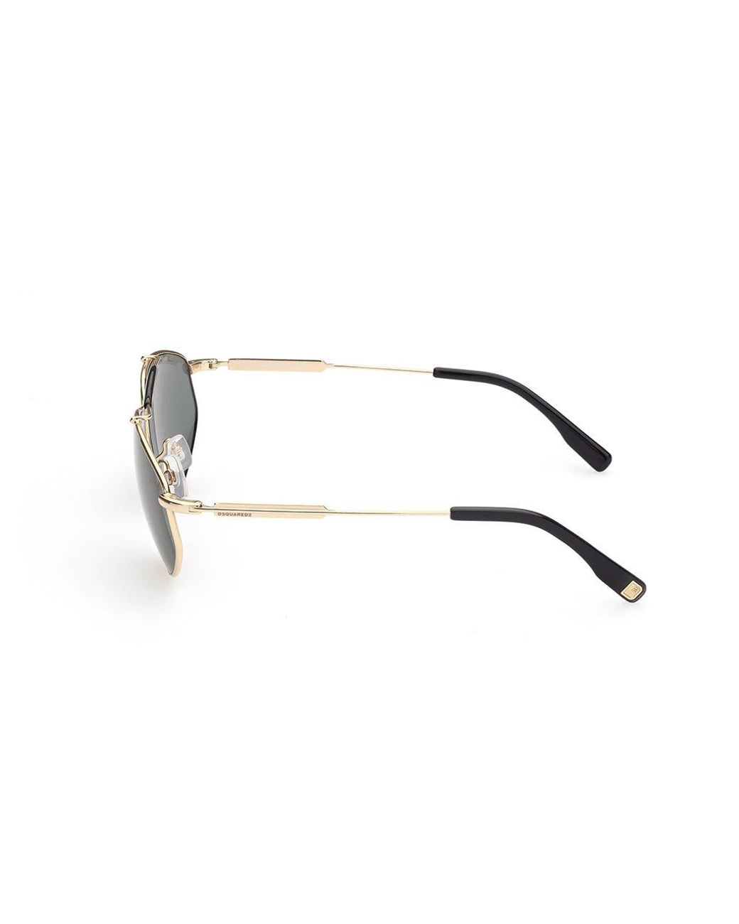 DSquared² Black Dq0354 30N Outlet Sunglasses Metal Geometric Normal for men