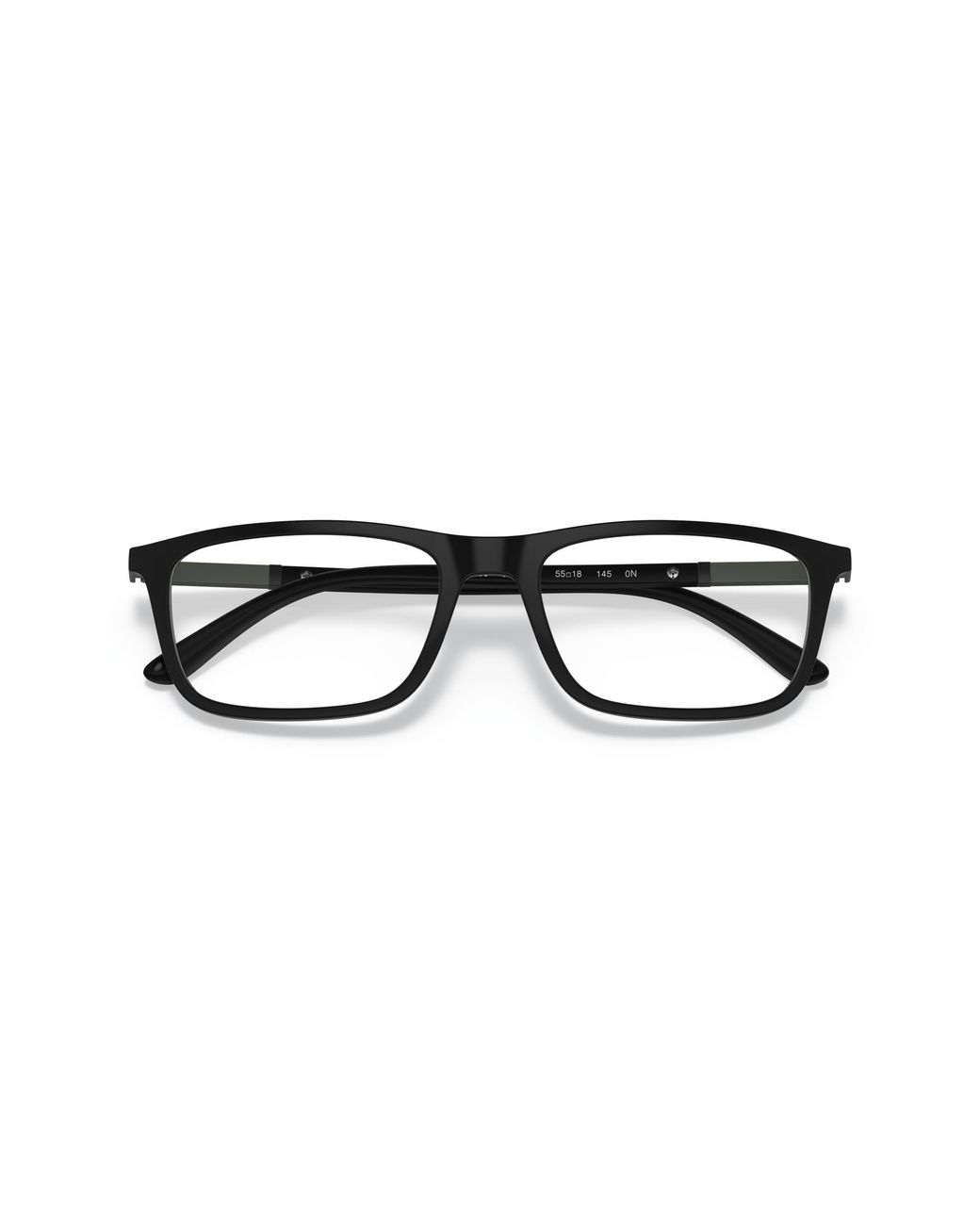 Emporio Armani Black Ea4160 50421W Sunglasses Injected Transparent Squared Normal Clip-On for men