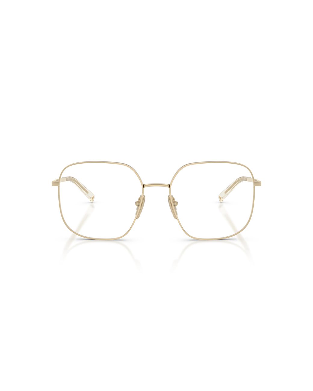 Prada Black Pr A59V Zvn1O1 Optical Frames Steel Squared Normal