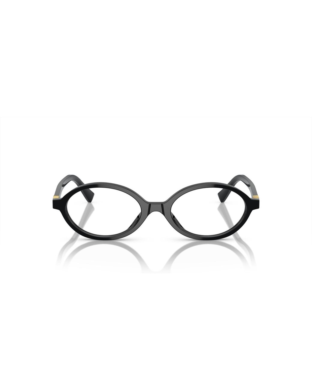 Miu Miu Black Mu 01Xv 1Ab1O1 Optical Frames Acetate Round Normal