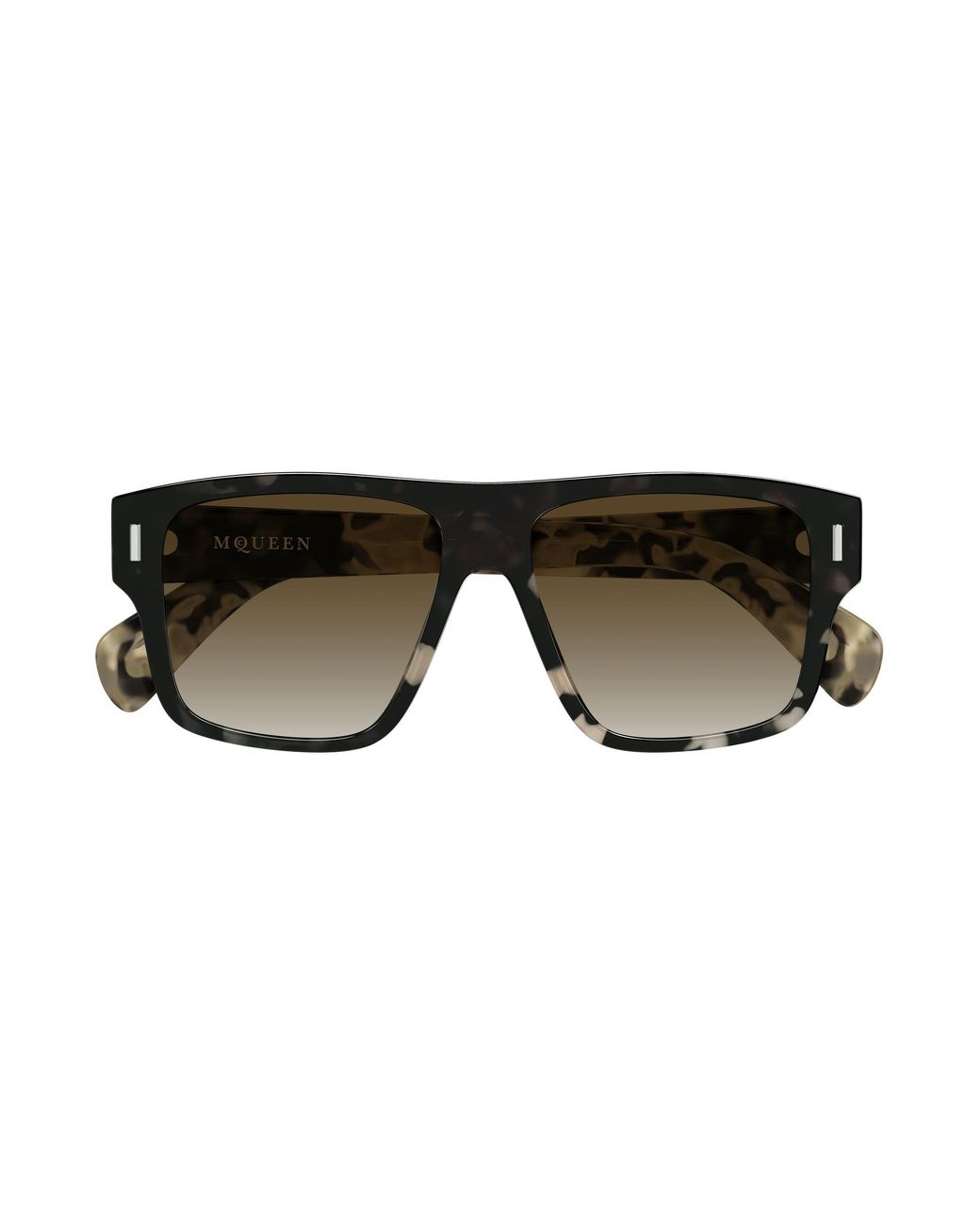McQueen Black Am0550S 002 Sunglasses Acetate Squared for men