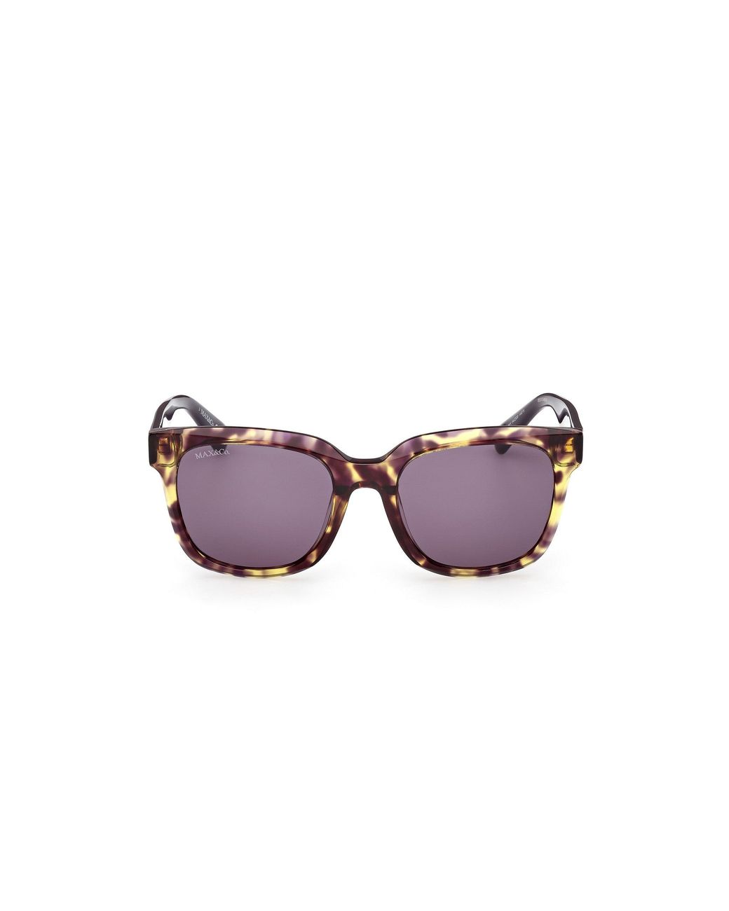 MAX&Co. Black Mo0146 56Y Sunglasses Acetate Squared Normal