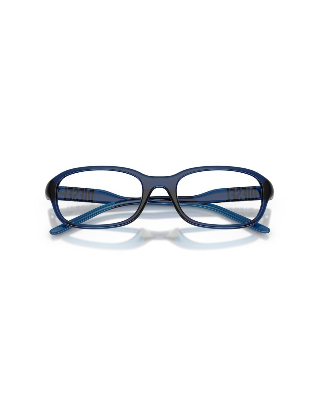 DIESEL Black Dl6015U 2064 Optical Frames Injected Transparent Squared Normal