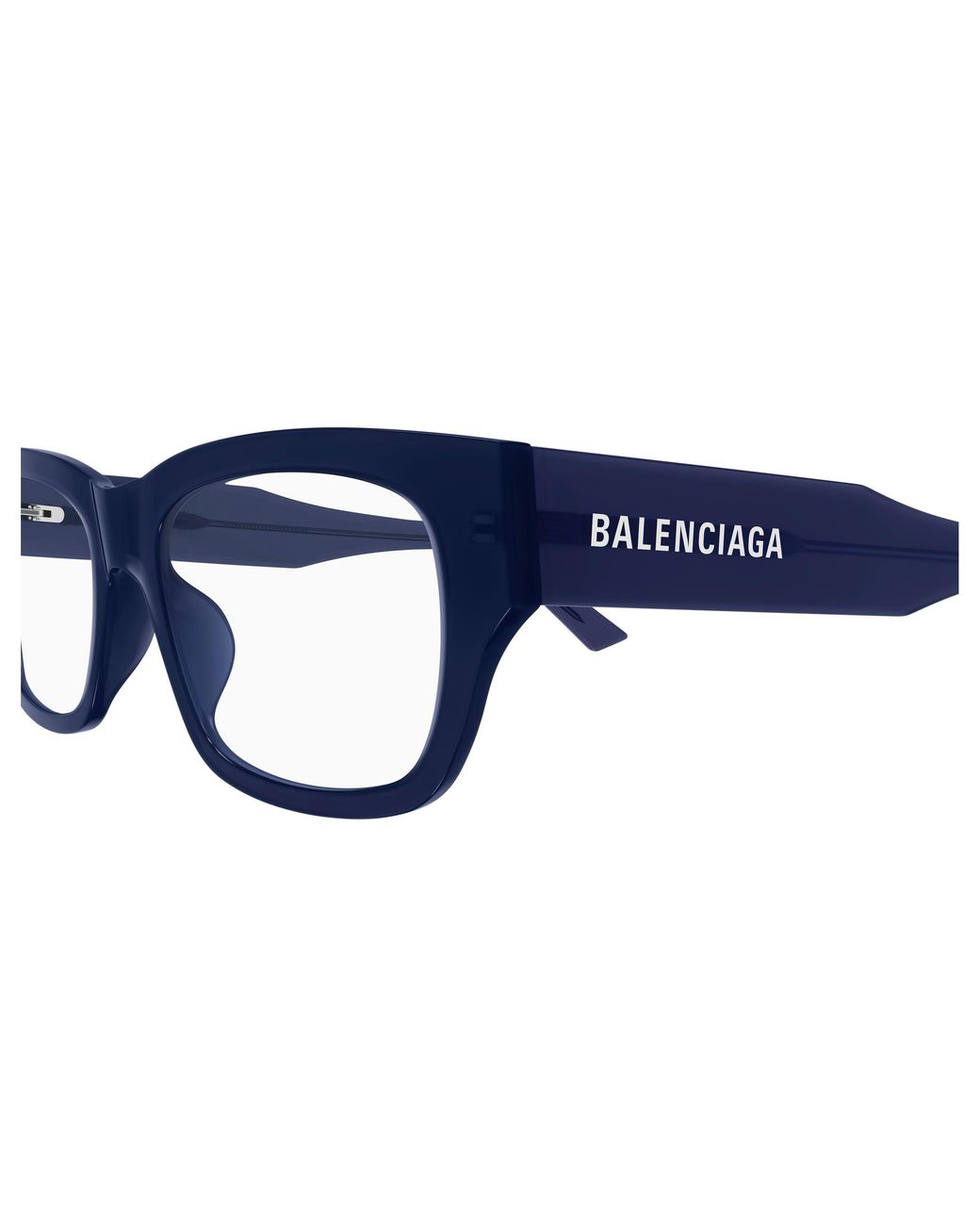 Balenciaga Black Bb0450O 004 Optical Frames Acetate Transparent Squared for men