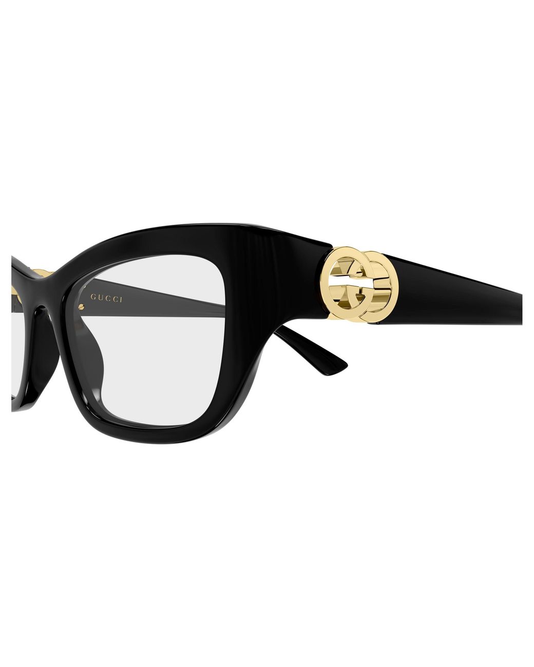 Gucci Black Gg2125O 001 Optical Frames Injected Transparent Cat Eye