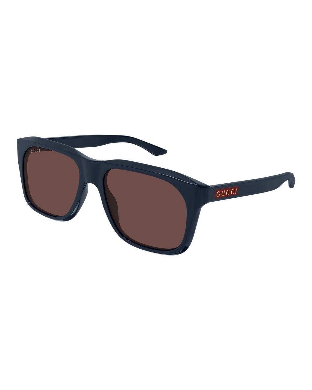 Gucci Black Gg2077S 004 Sunglasses Acetate Squared for men
