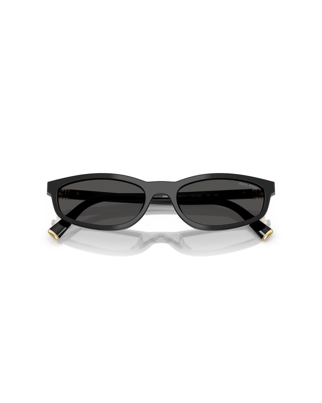 Miu Miu Black Mu A06S 16K08Z Sunglasses Acetate Geometric Normal