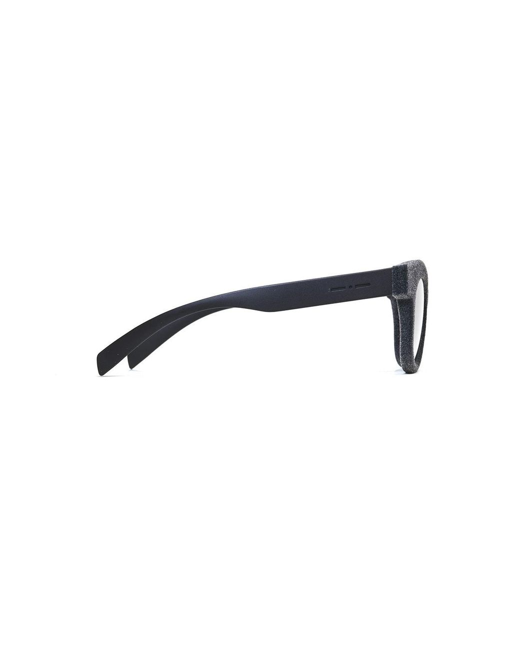 Italia Independent Black 0096V 077.Gld Outlet Sunglasses Plastic Cat Eye Shaded