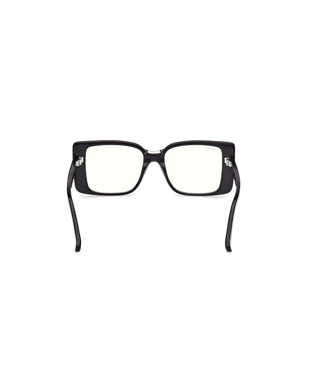 Max Mara Black Mm5231-B 001 Optical Frames Acetate Squared Normal