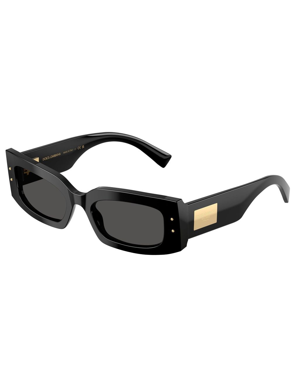 Dolce & Gabbana Black Dg4479 501/87 Sunglasses Acetate Squared Normal