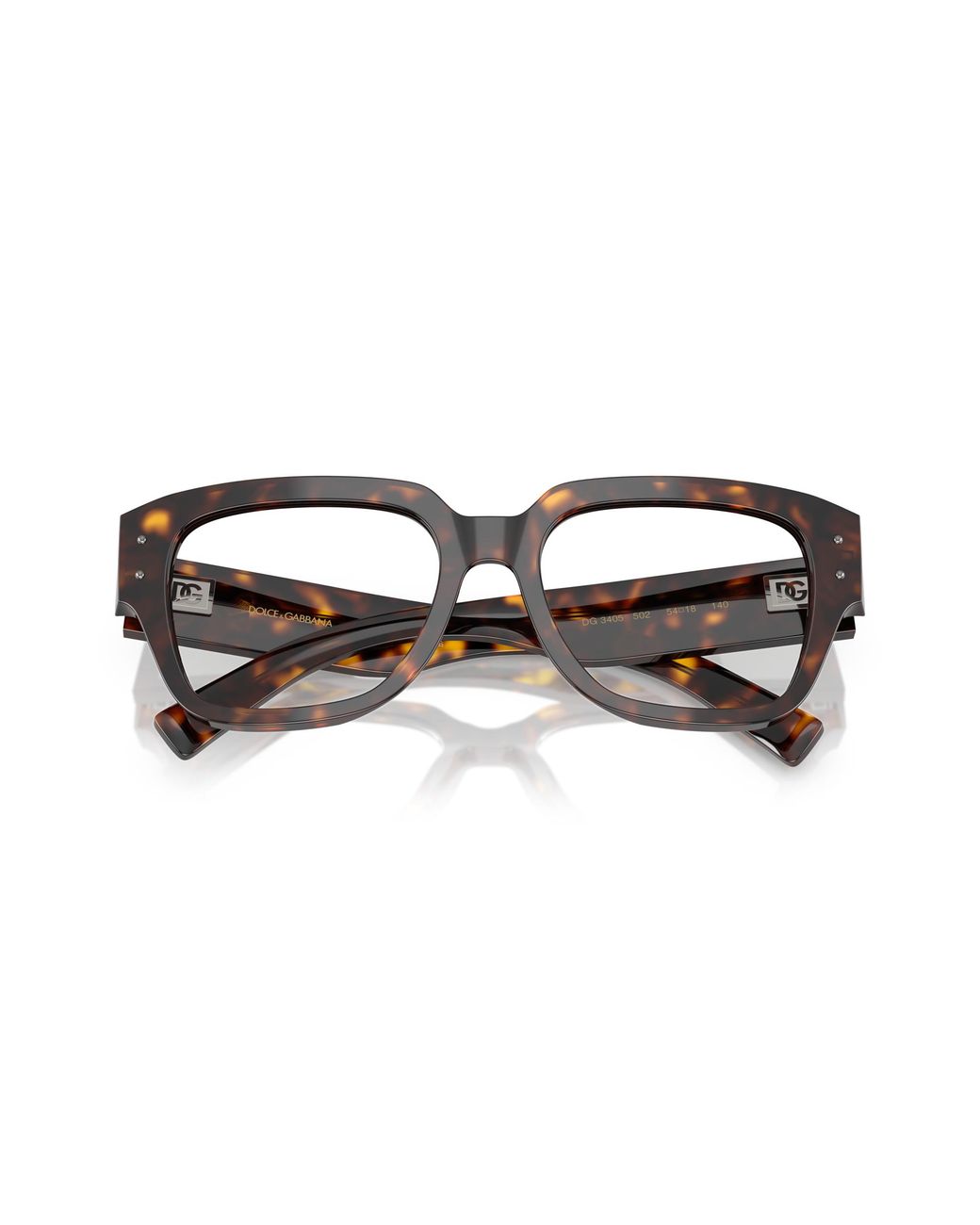 Dolce & Gabbana Black Dg3405 502 Optical Frames Acetate Squared Normal for men