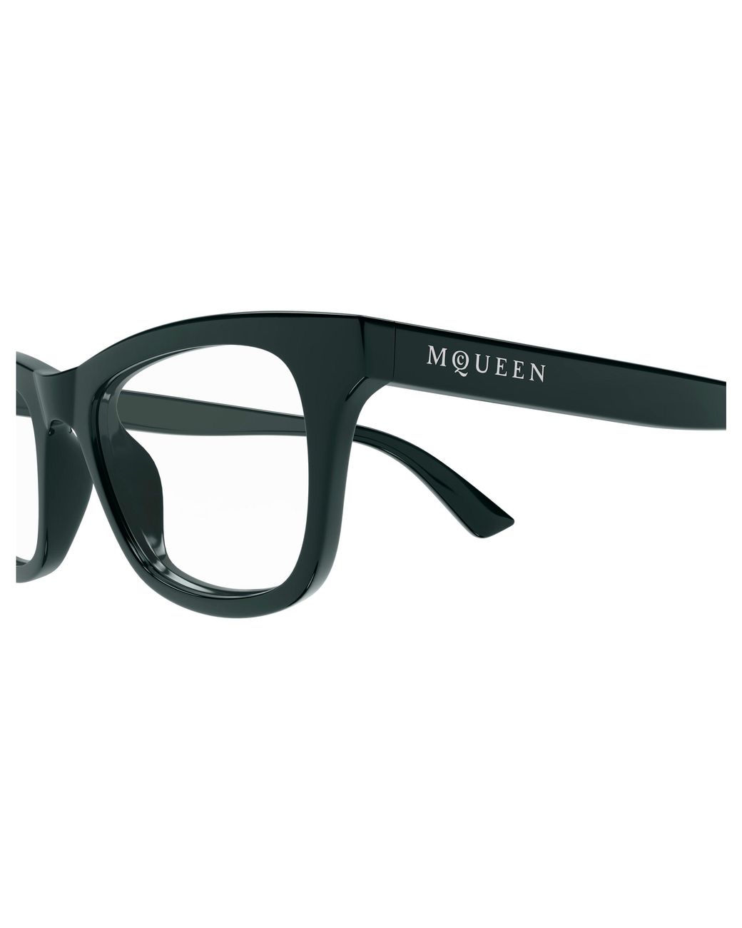 McQueen Black Am0515O 012 Optical Frames Acetate Transparent Cat Eye