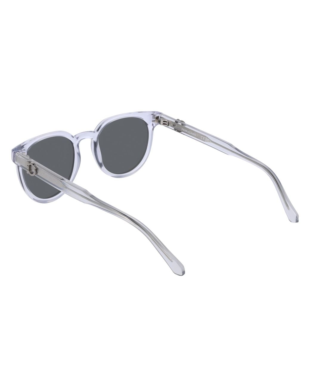 Ferragamo Black Sf2059Se 020 Sunglasses Smoke Geometric Normal for men