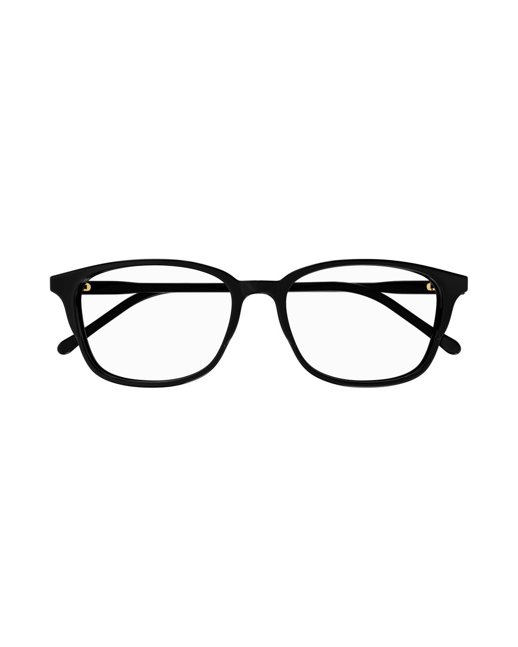 Gucci Black Gg1610Oa 001 Optical Frames Acetate Transparent Squared for men