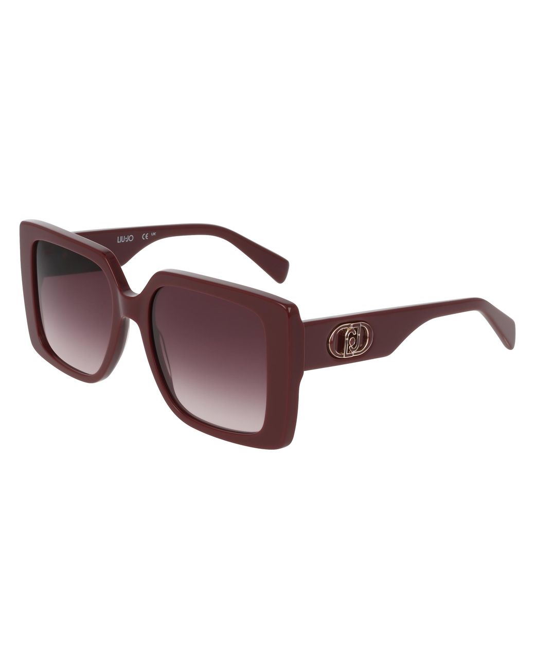 Liu Jo Black Lj816S 602 Sunglasses Acetate Bordeaux Squared Normal