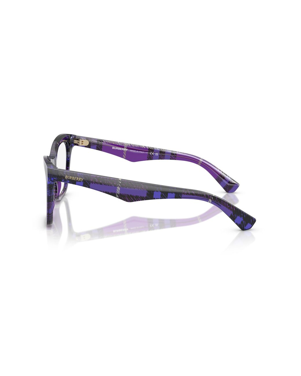 Burberry Black Be2416 4113 Optical Frames Acetate Cat Eye Normal