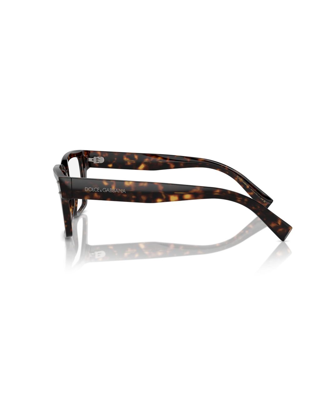 Dolce & Gabbana Black Dg3383 502 Optical Frames Acetate Transparent Squared Normal for men
