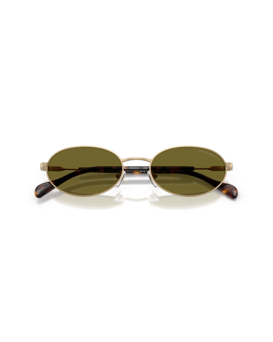 Emporio Armani Black Ea2175 3002/2 Sunglasses Metal Round Normal for men