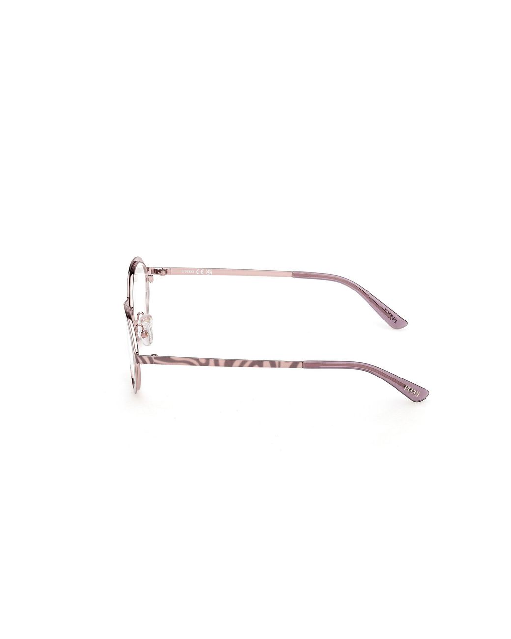 Emilio Pucci Black Ep5277 074 Optical Frames Metal Round Normal