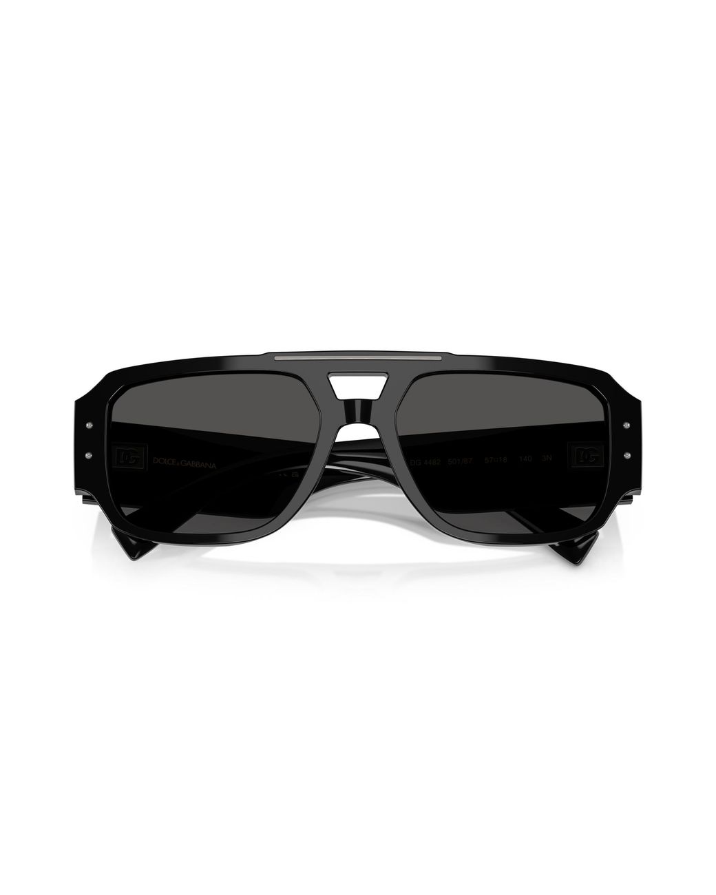 Dolce & Gabbana Black Dg4482 501/87 Sunglasses Acetate Pilot Normal for men