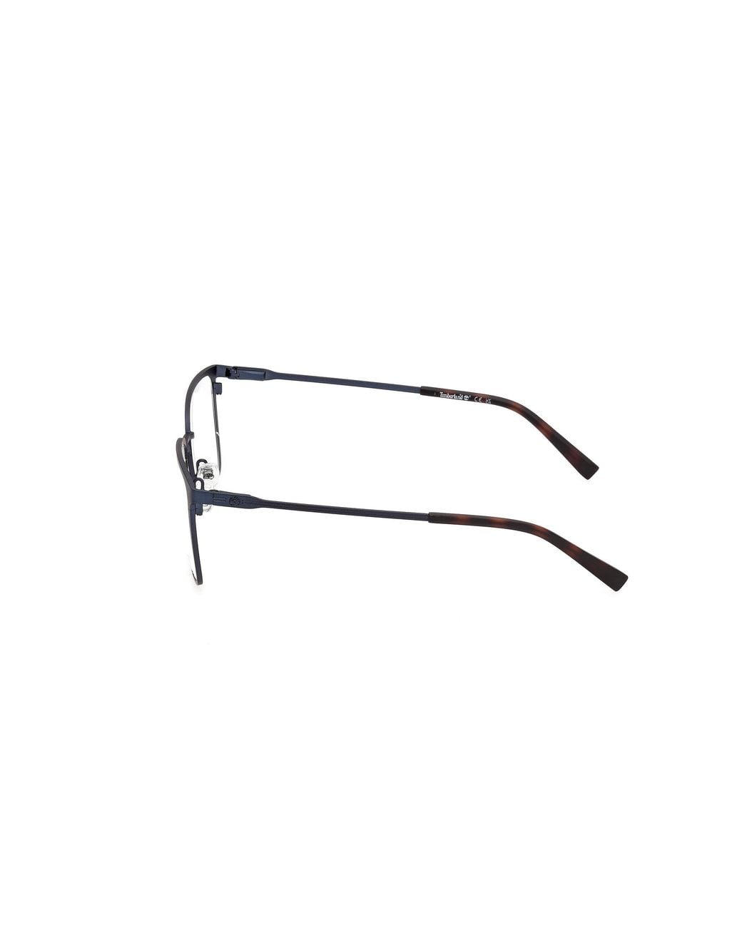 Timberland Black Tb50122 91 Optical Frames Metal Squared Normal for men