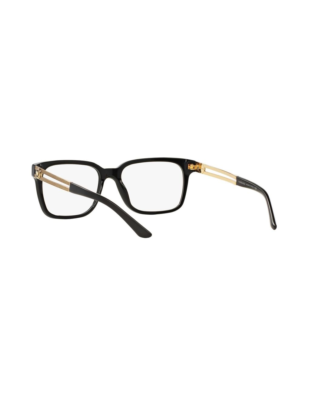 Versace Black Ve3218 Gb1 Optical Frames Acetate Transparent Squared Normal for men
