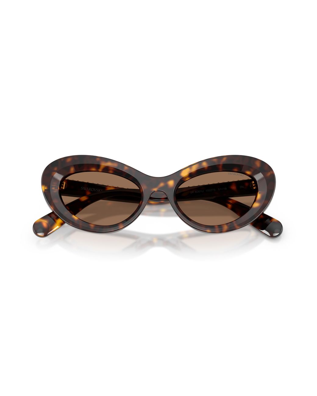 Swarovski Black Sk6061U 100273 Sunglasses Acetate Cat Eye Normal