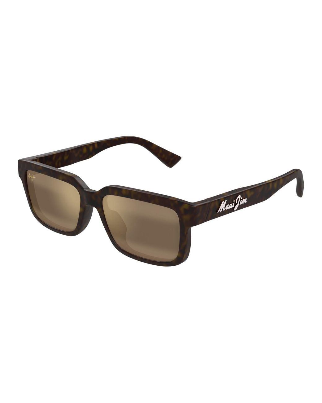 Maui Jim Black Mj0655Sa 002 Occhiali Da Sole Bio-Iniettato Bronzo Squadrata