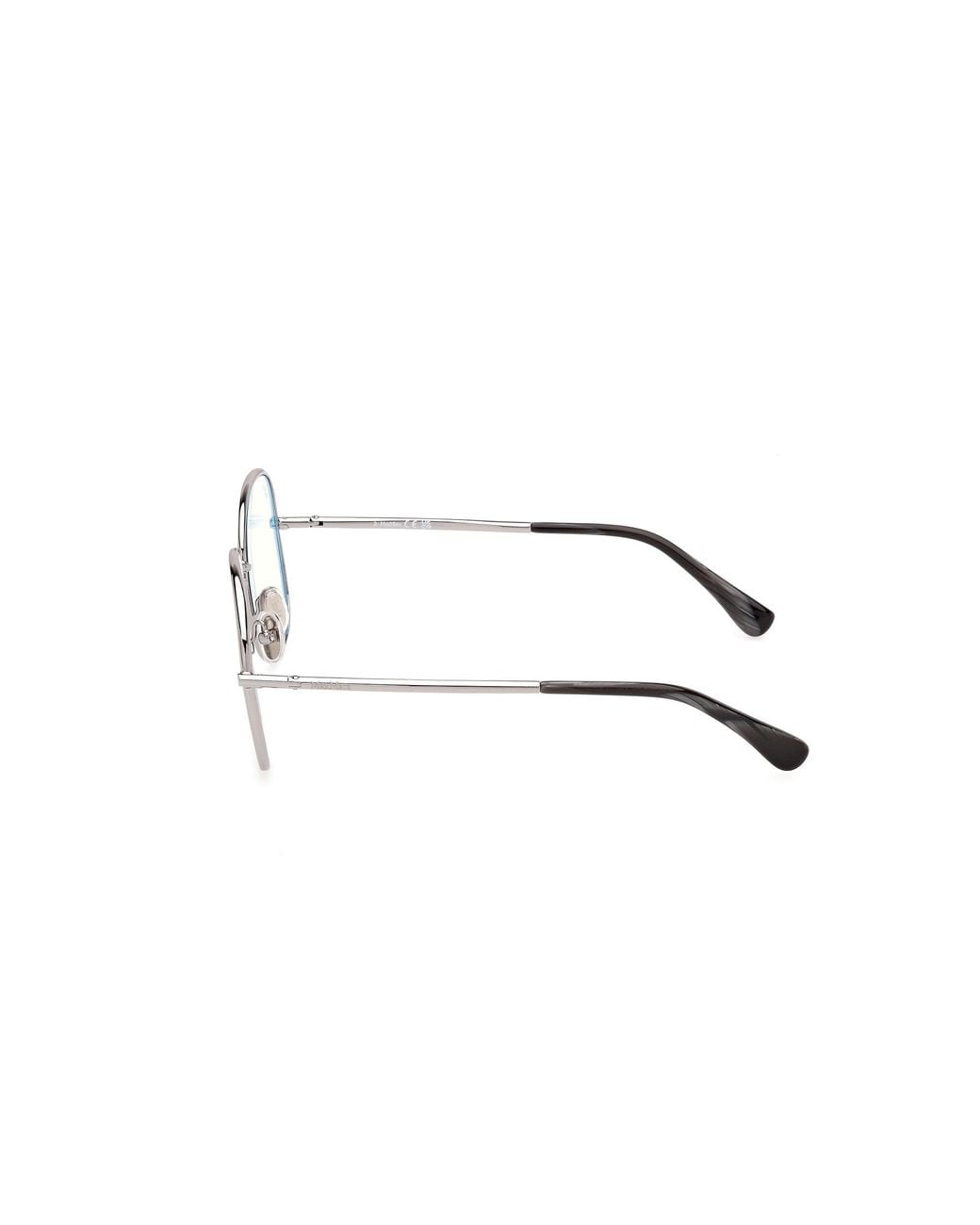 Max Mara Black Mm5256-B 14 Optical Frames Metal Geometric Normal