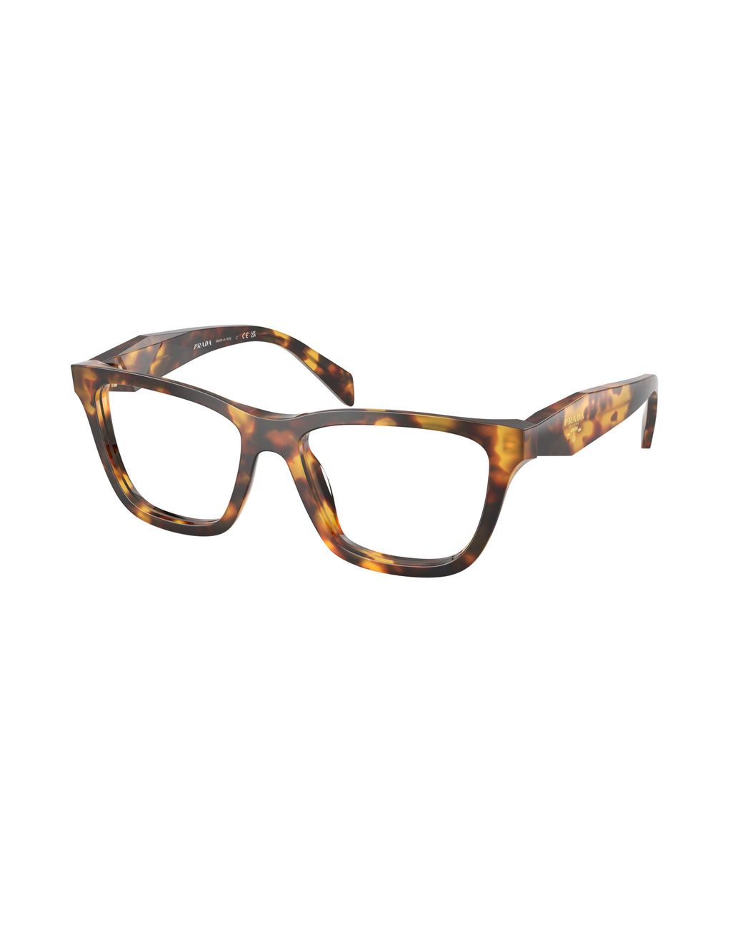 Prada Black Pr C10V 14L1O1 Optical Frames Acetate Butterfly Normal