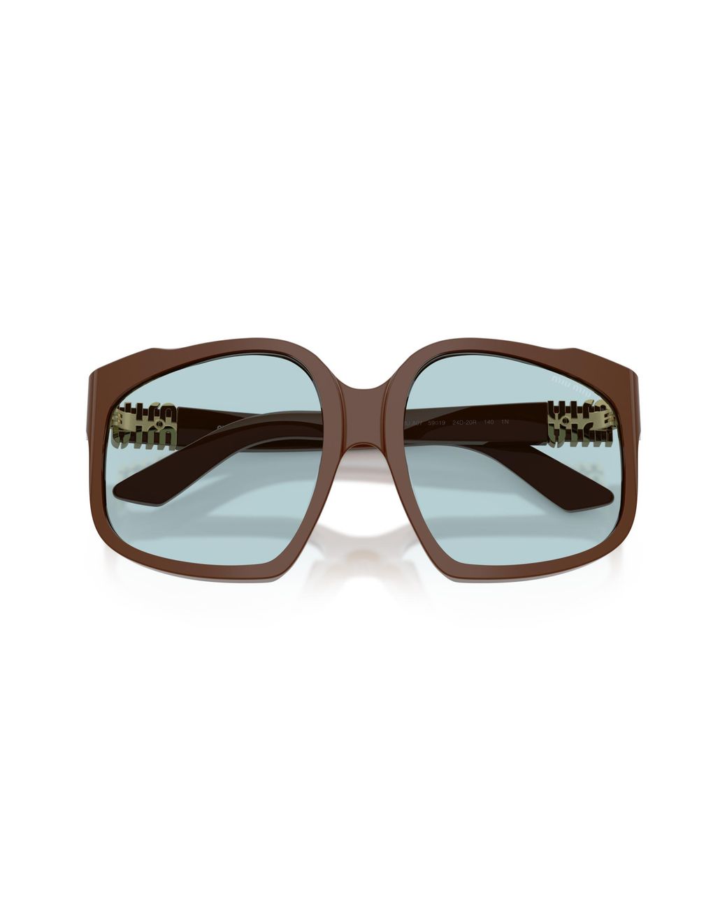 Miu Miu Black Mu A07S 24D20R Sunglasses Acetate Geometric Normal