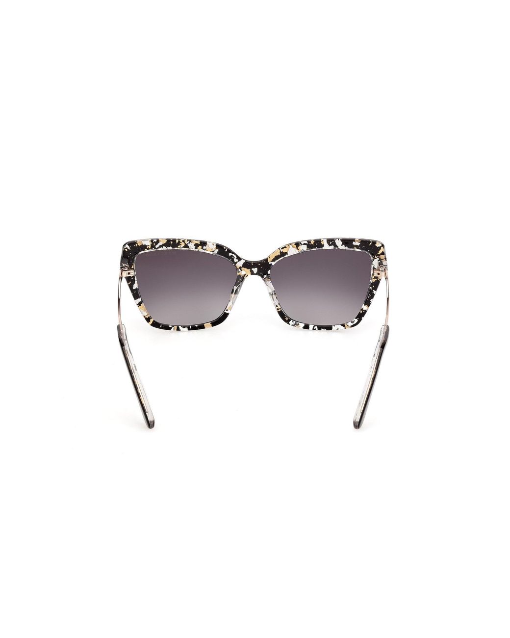 Guess Black Gm00046 01B Sunglasses Acetate Smoke Butterfly Normal