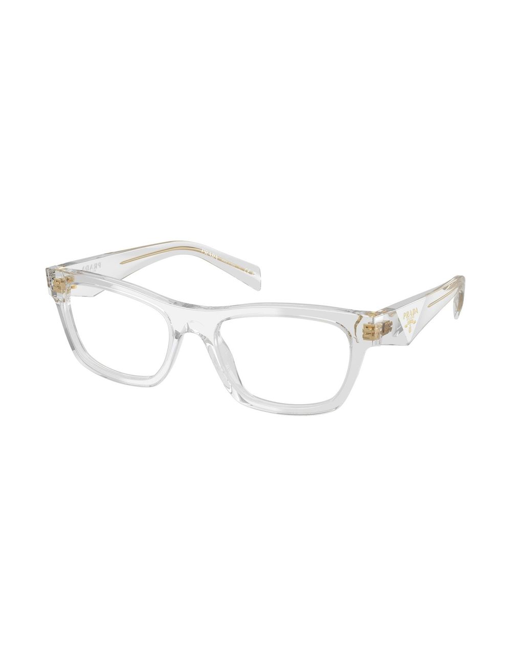 Prada Black Pr B01V 12R1O1 Optical Frames Acetate Butterfly Normal