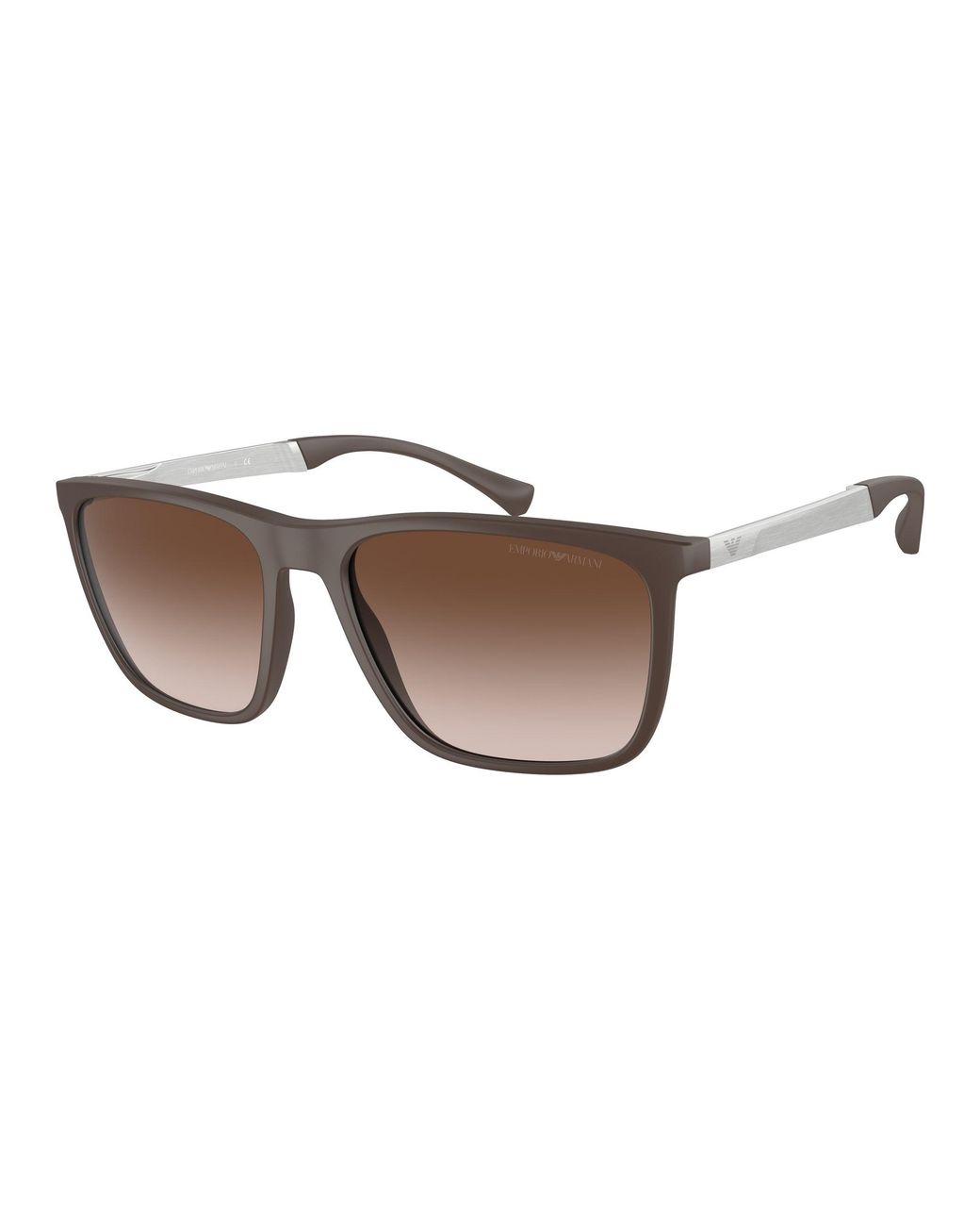Emporio Armani Black Ea4150 534213 Sunglasses Injected Squared Normal Shaded for men