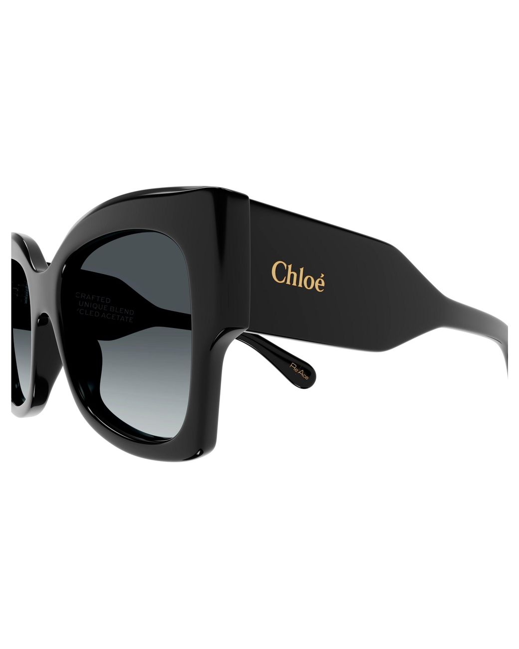 Chloé Black Ch0252S 001 Sunglasses Acetate Butterfly
