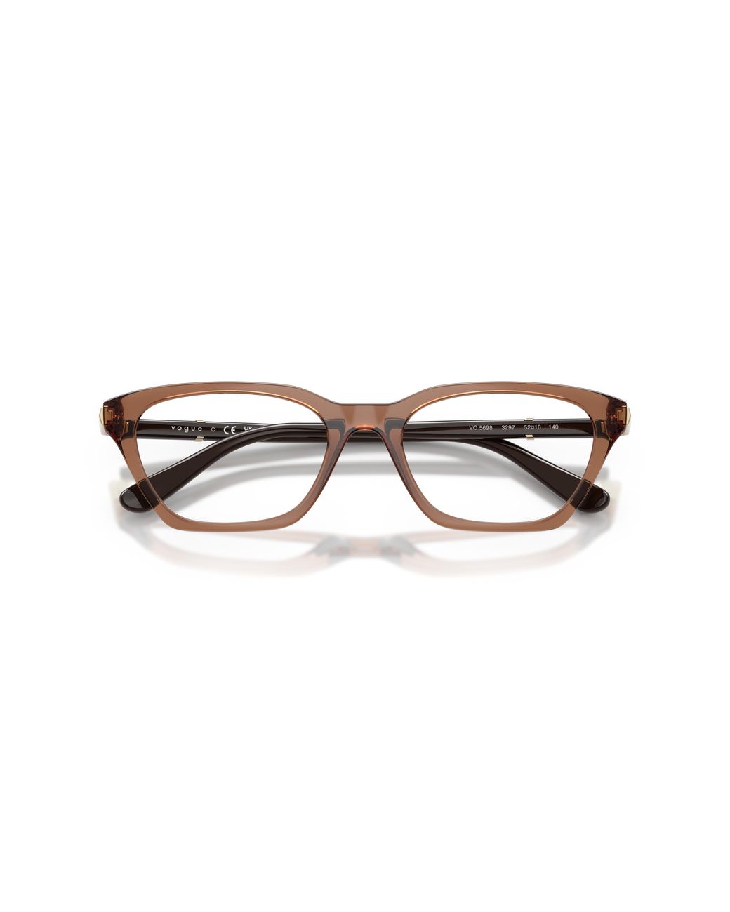 Vogue Eyewear Black Vo5698 3297 Optical Frames Nylon Transparent Cat Eye Normal