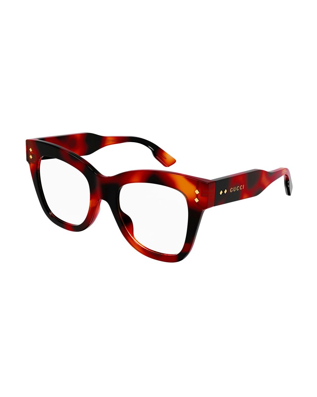 Gucci Black Gg1082O 002 Optical Frames Acetate Cat Eye