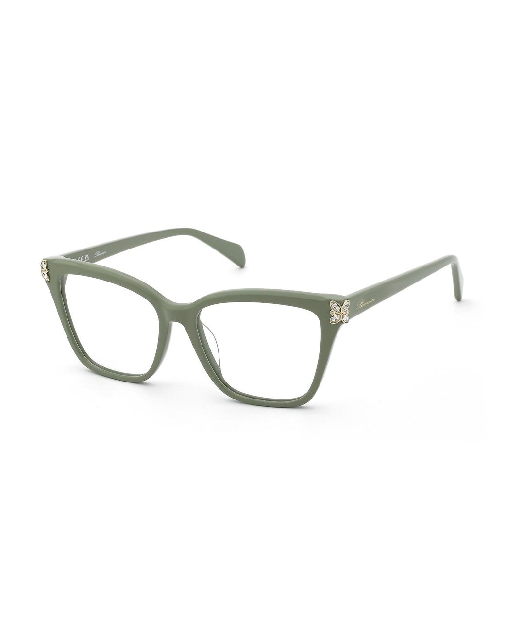 Blumarine Black Vbm255S 0T50 Optical Frames Acetate Butterfly