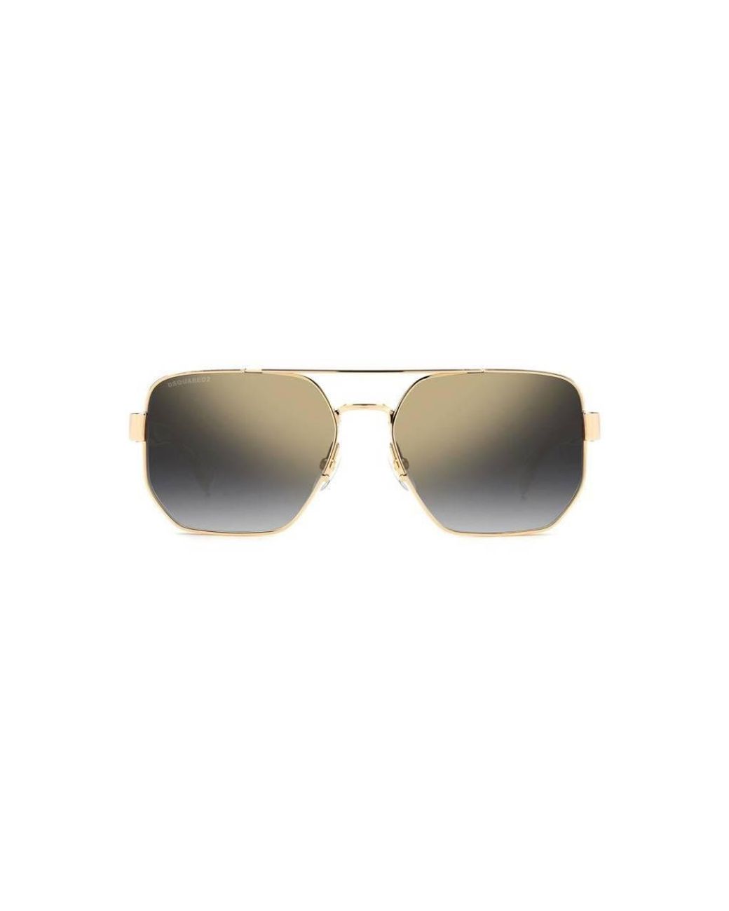DSquared² Black D2 0083/S Rhl/Fq Sunglasses Metal Squared Mirrored Shaded for men