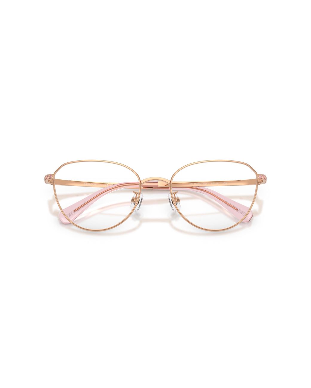 Swarovski Black Sk1029D 4017 Optical Frames Metal Round Normal